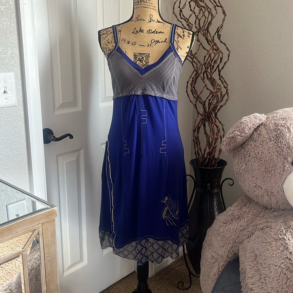 Kessley Dress 
Blue super Soft 
Size M
#324A